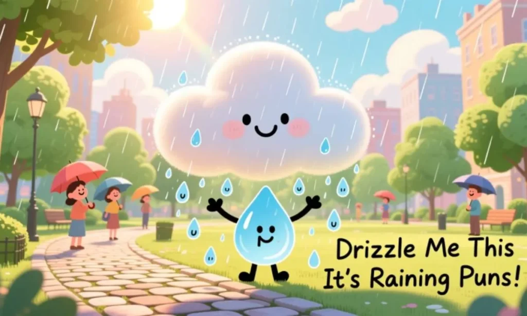 Drizzle Me This Light Rain Puns