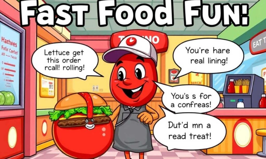 Fast Food Fun Quick Service Tomato Jokes