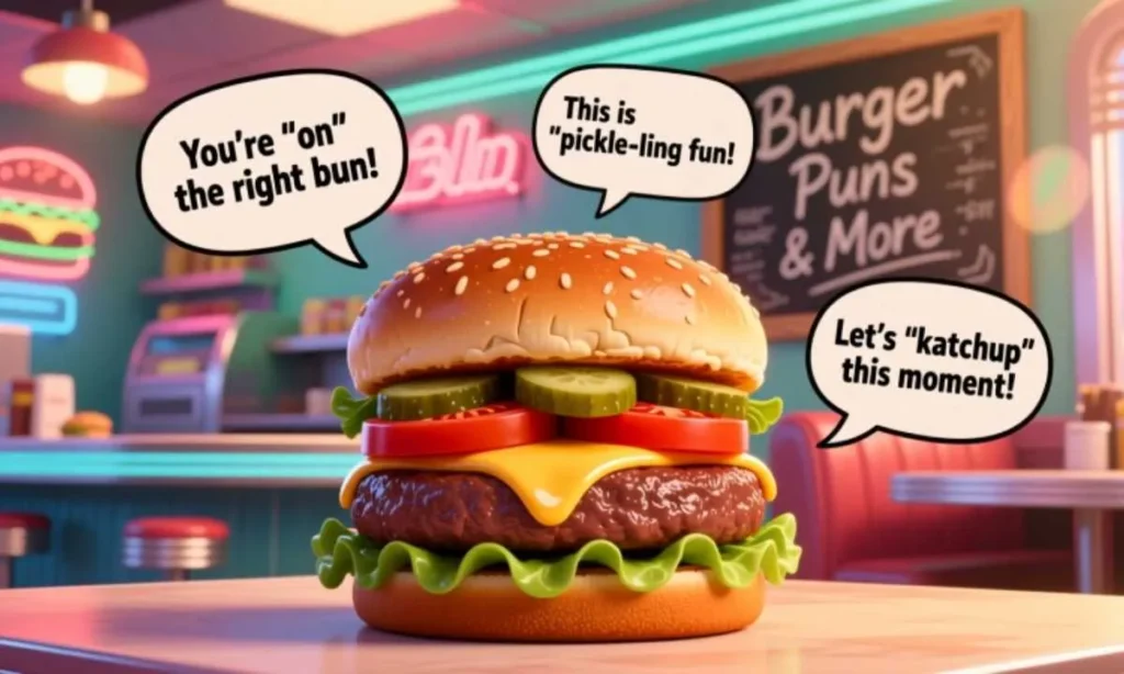 Fresh Burger Puns About Toppings And Fixings
