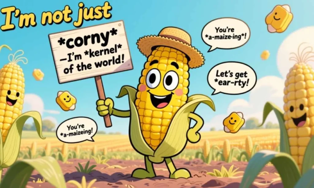 Funny Corn Puns Captions