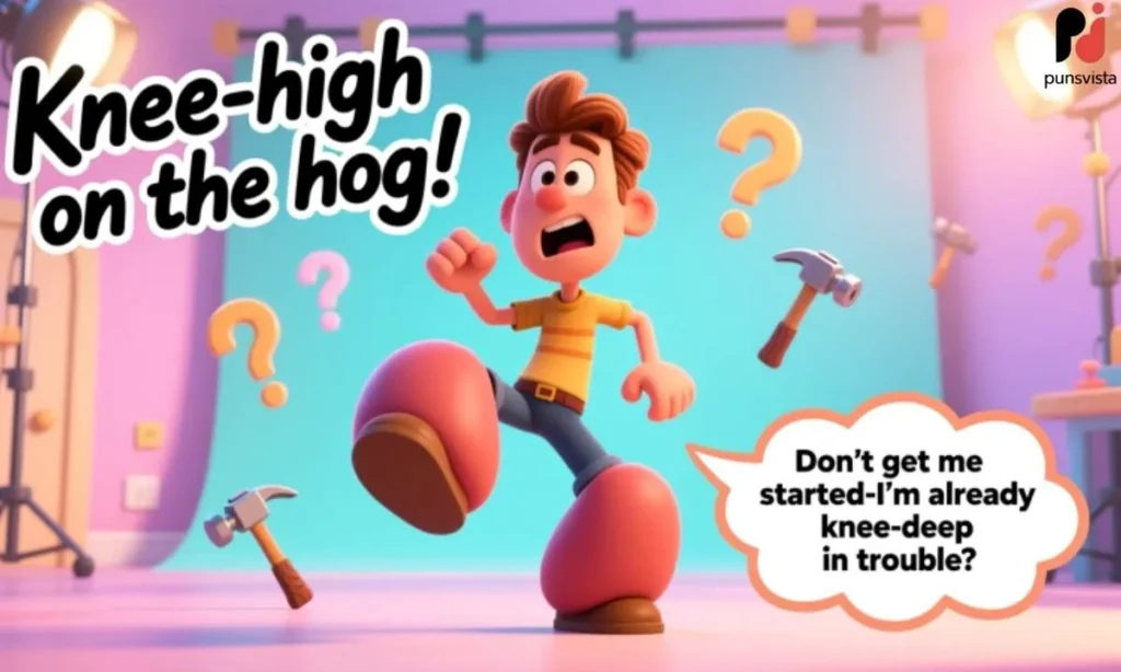 Funny Knee Puns Captions