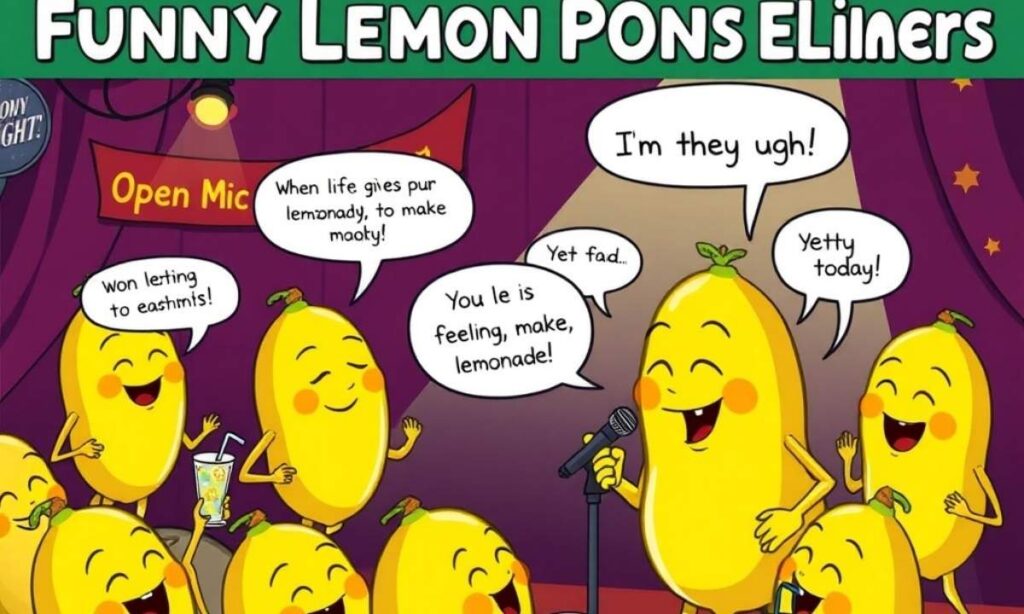 Funny Lemon Puns One Liners