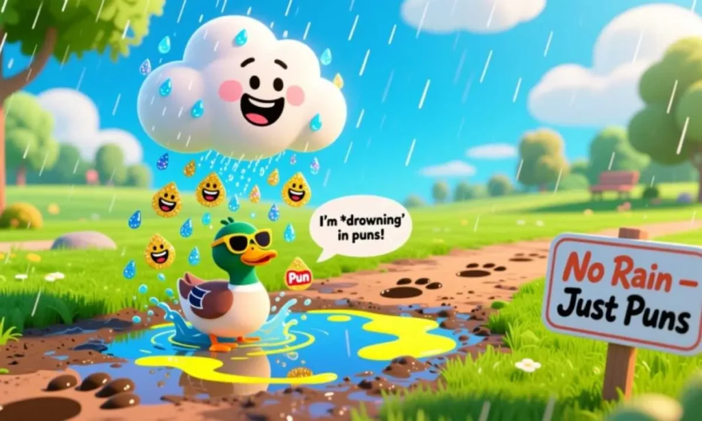 Funny Rain Puns Dirty