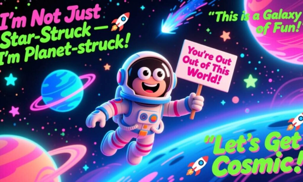 Funny Space Puns Captions