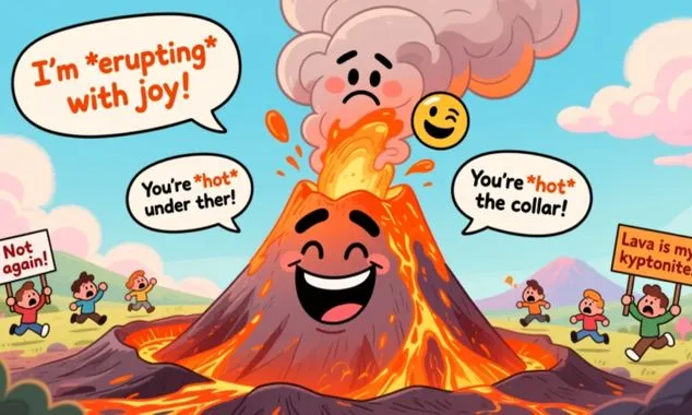 Funny Volcano Puns