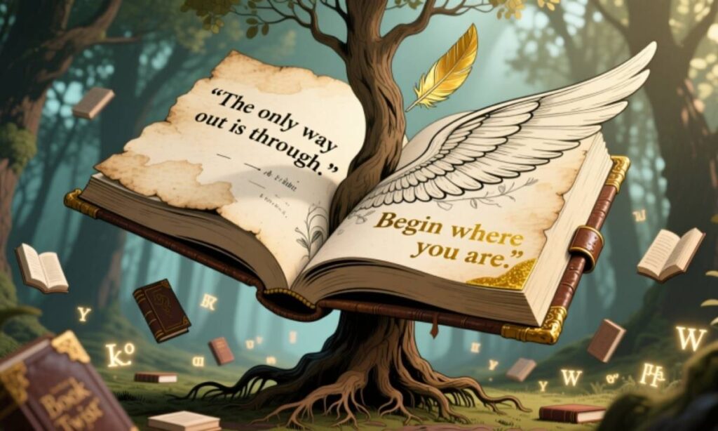 Iconic Sayings with a Book Twist