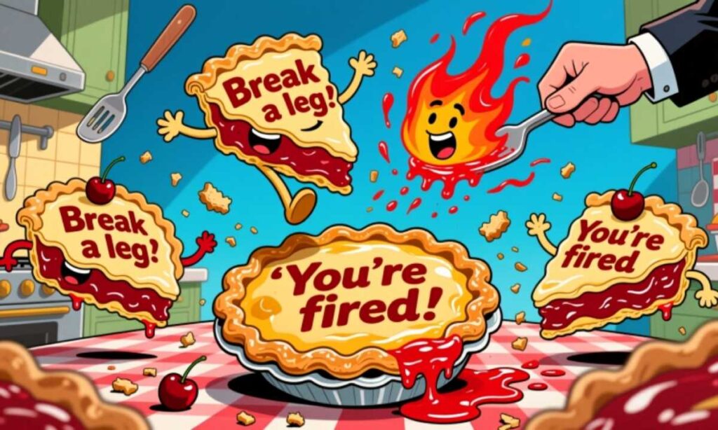 Iconic Sayings with a Pie Twist