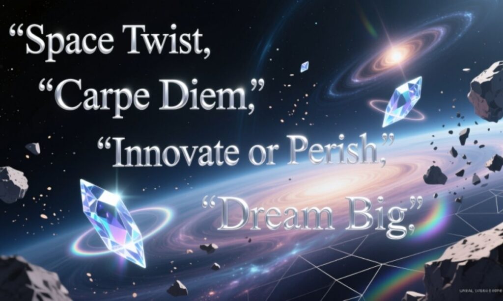 Iconic Sayings with a Space Twist