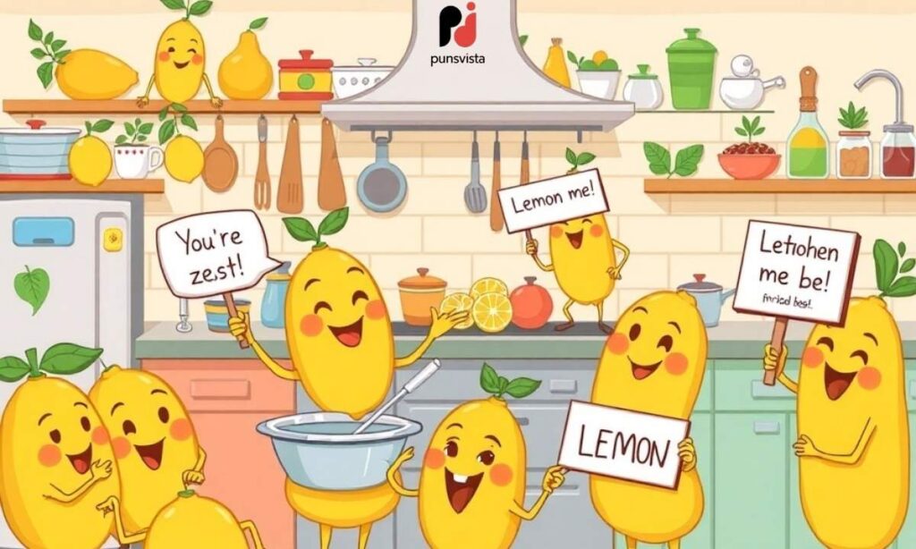 Kitchen Comedy Lemon Puns for Food Lovers