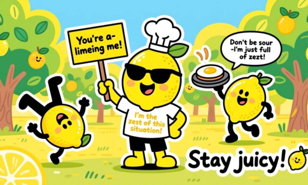 More funny lemon puns for friends