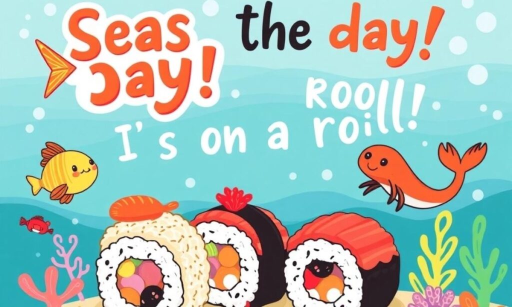 Ocean and Sea Related Sushi Puns