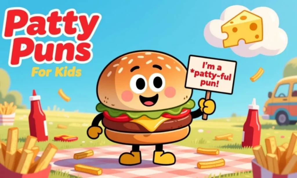 Patty Puns Cheeseburger Puns For Kids