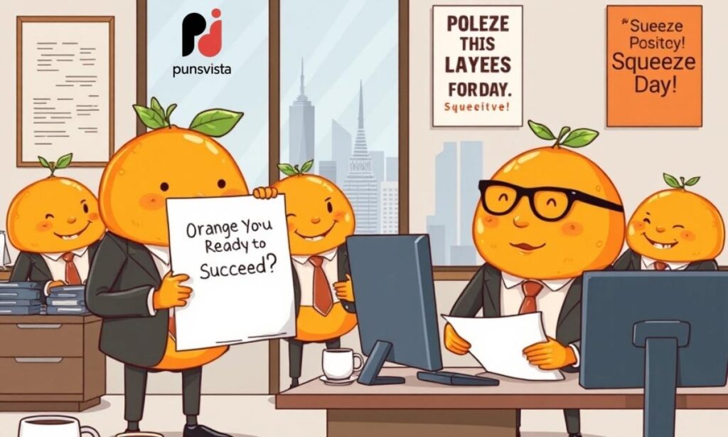 Professional Orange Puns for Work and Business