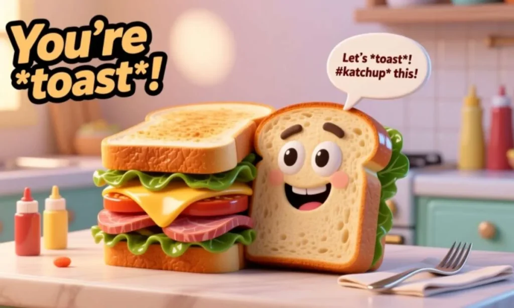 Sandwich Puns for Texts and Conversations