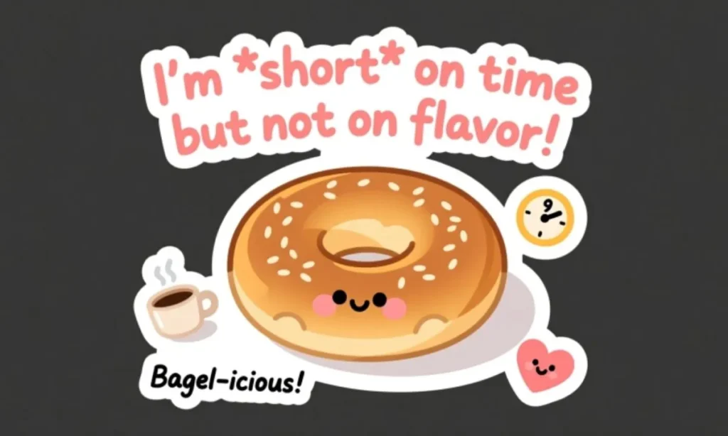 Short Bagel Puns