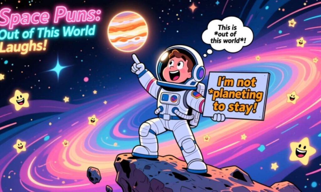 Short Funny Space Puns