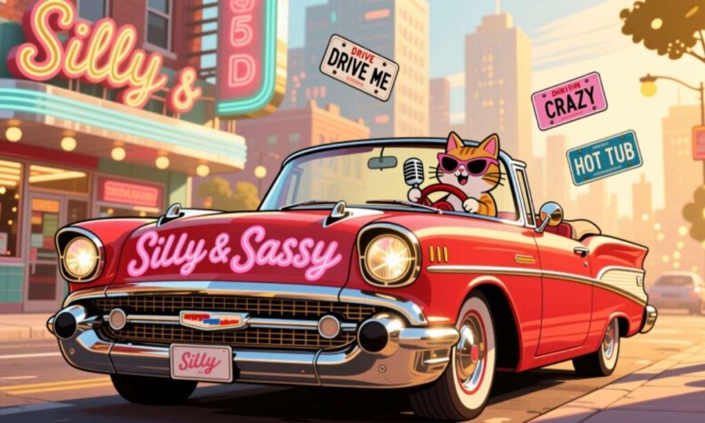 Silly & Sassy Car Wordplay