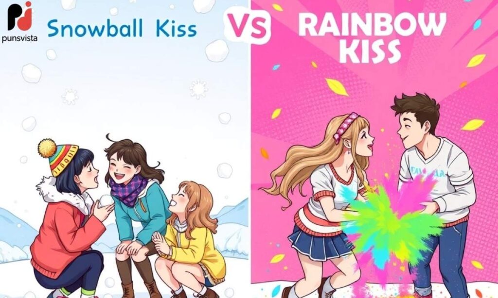 Snowball Kiss vs. Rainbow Kiss What's the Difference