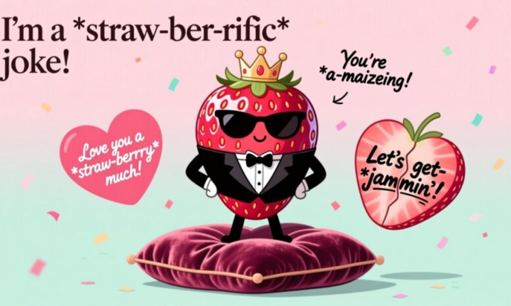 Strawberry Puns and Jokes for Adults