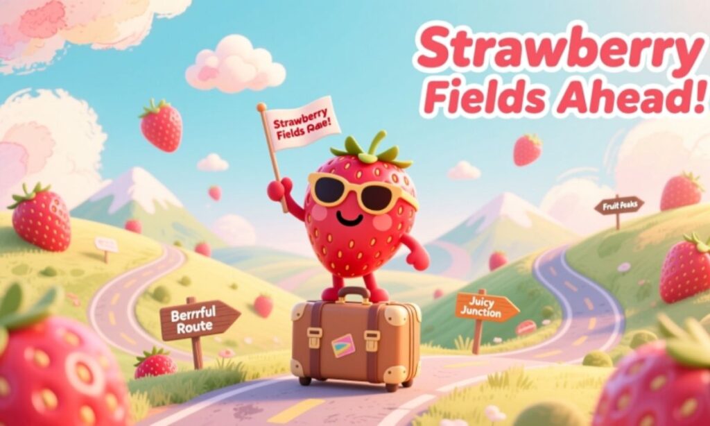 Strawberry Puns for Tourists and Travelers