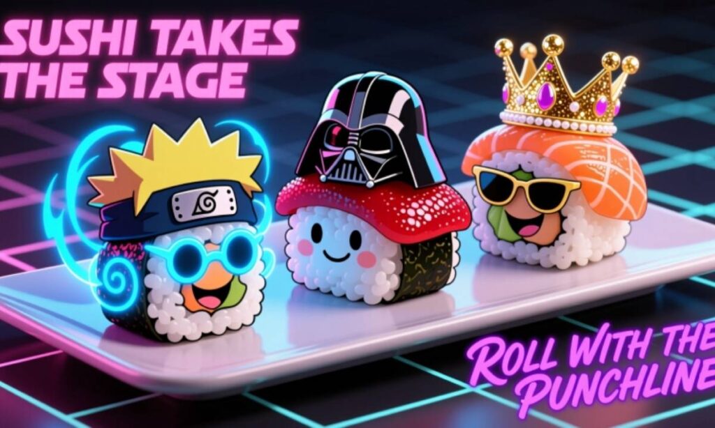 Takeout and Delivery Sushi Humor