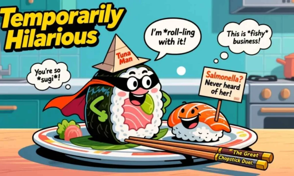 Temporarily Hilarious Short and Sweet Sushi Jokes