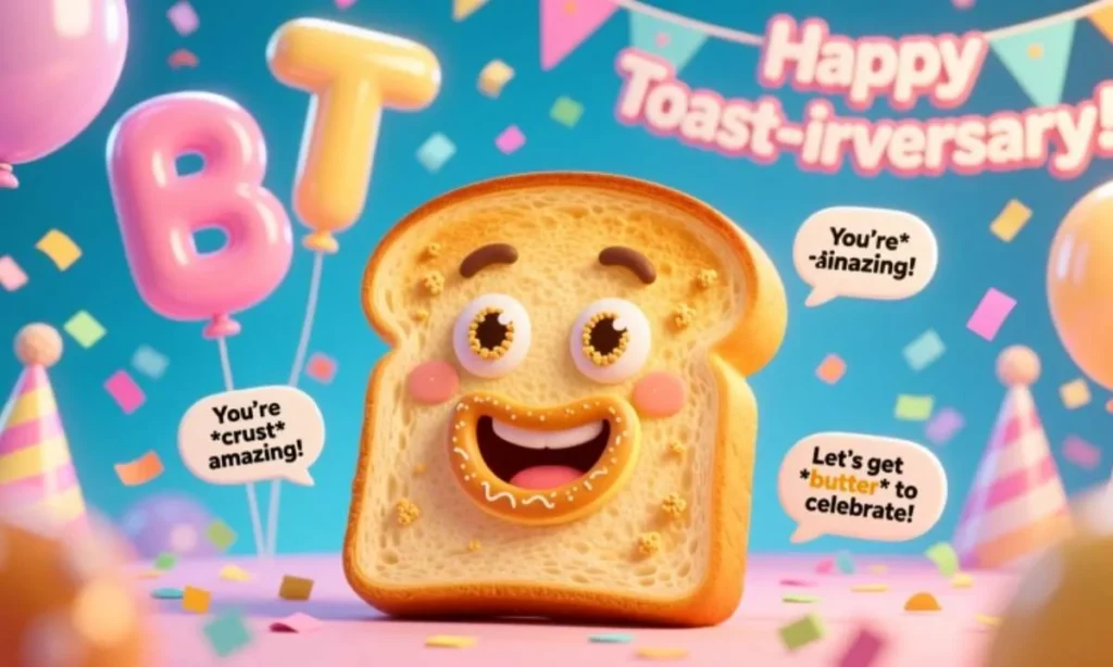 Toast Puns Birthday