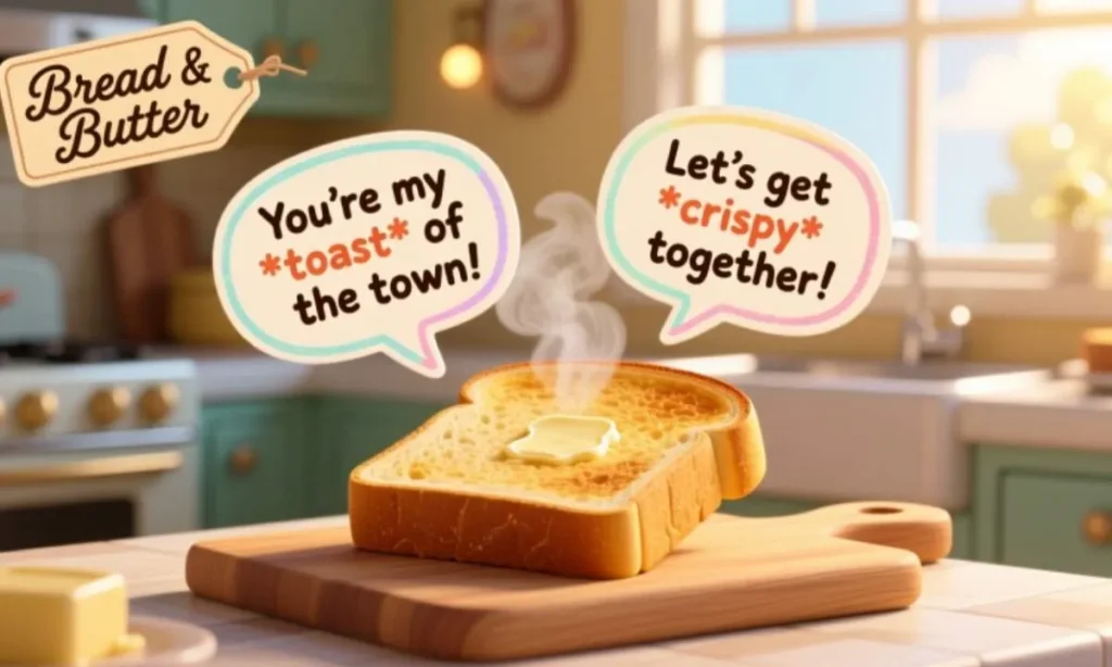 Toast Puns Captions