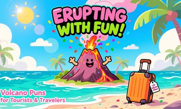 Volcano Puns for Tourists and Travelers
