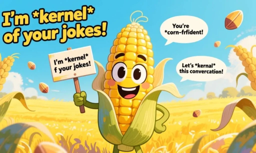 Witty Corn Puns for Social Media