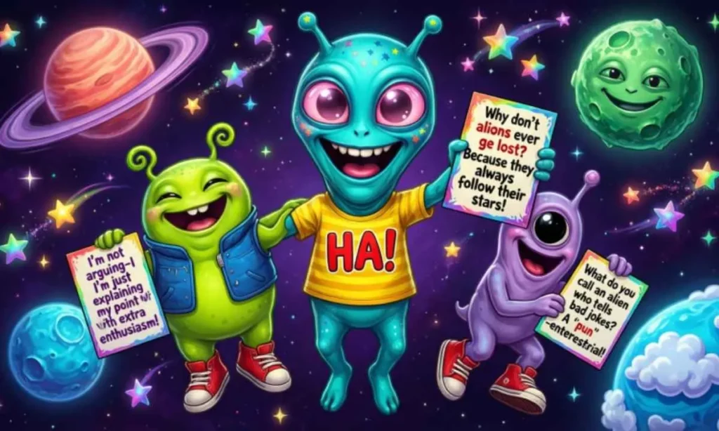 Intergalactic Giggles Alien Jokes to Share