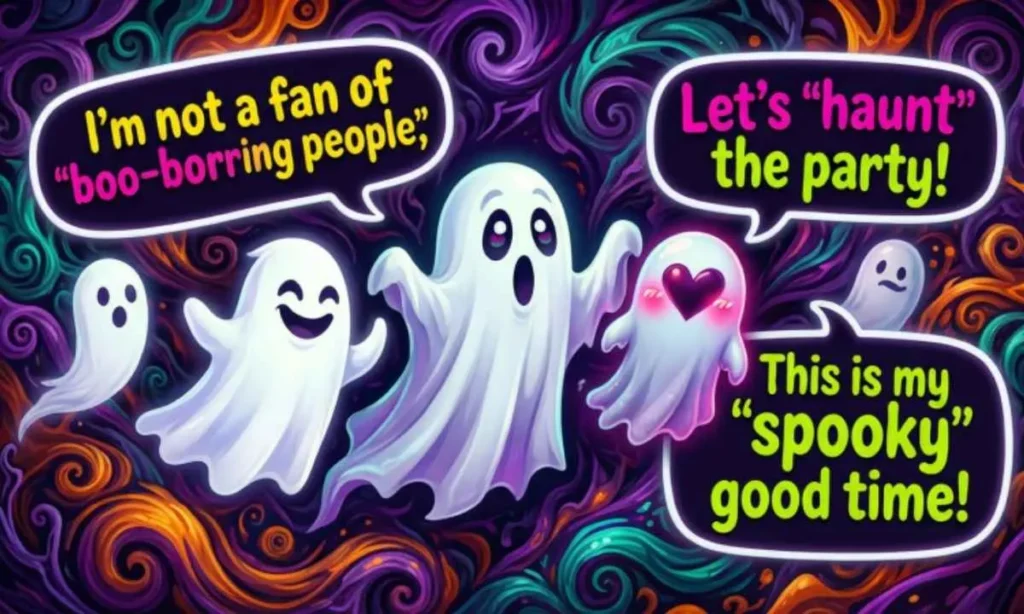 Social Media Ready Ghost Puns