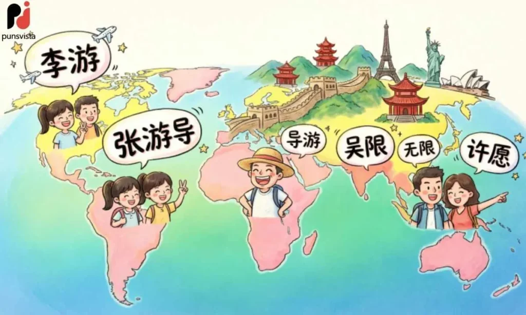Chinese Name Puns for Tourists and Travelers 