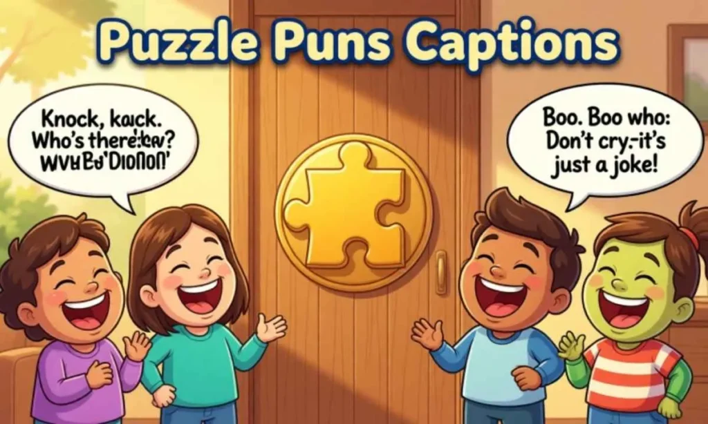 Knock Knock Puzzle Puns