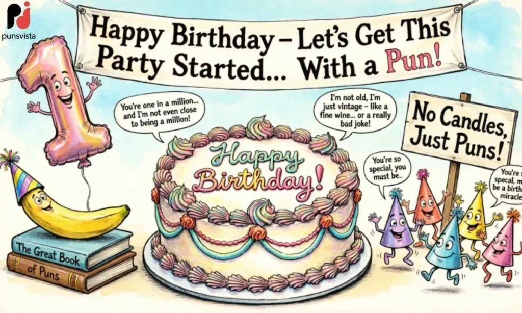 Short Funny Birthday Puns