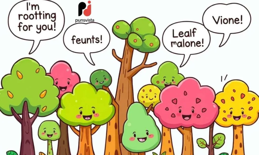 Social Media and Caption Tree Puns