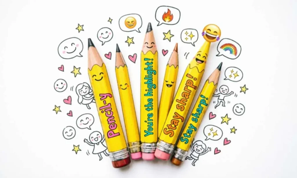Witty Pencil Puns for Social Media